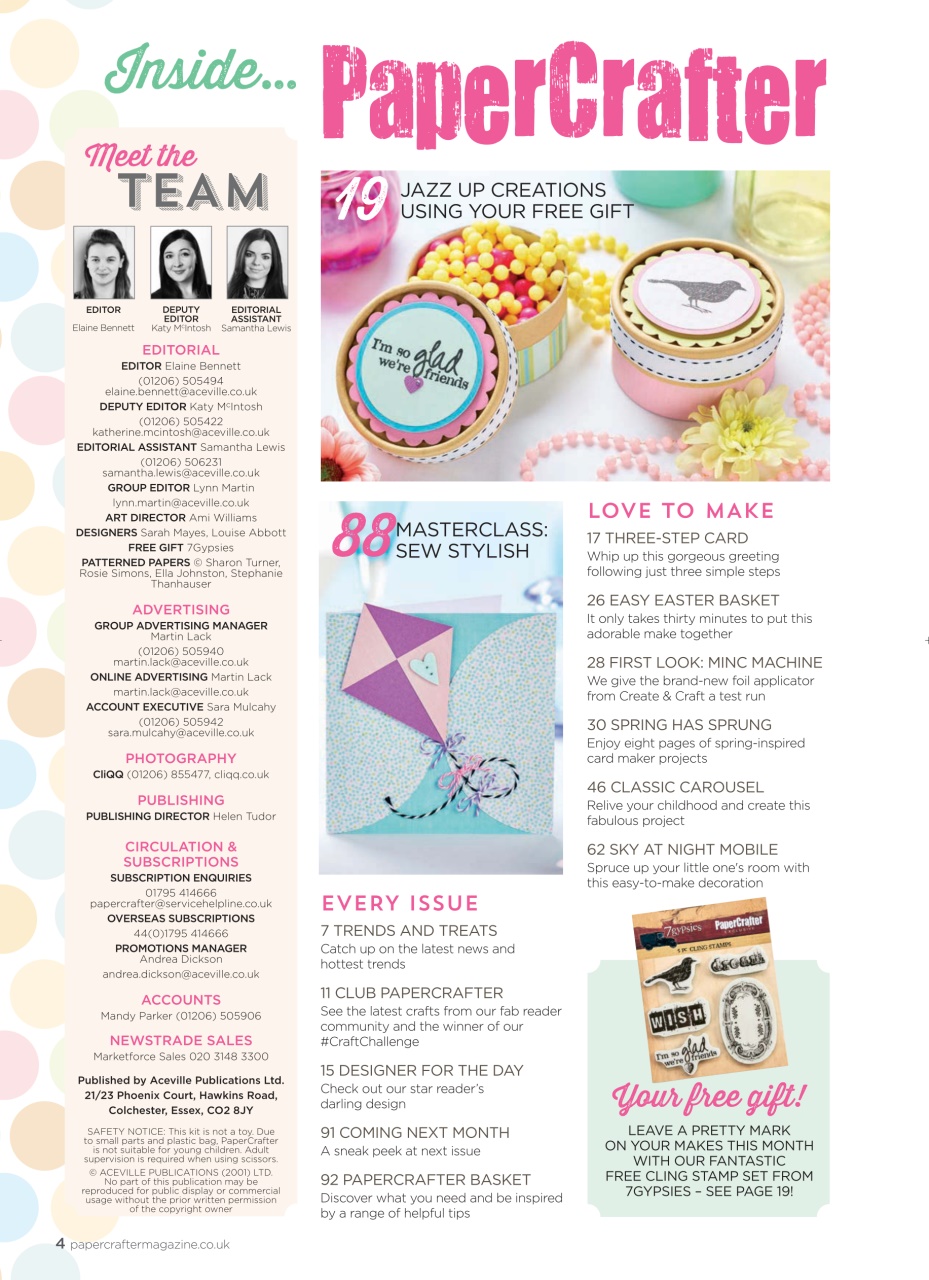 PaperCrafter Preview Pages