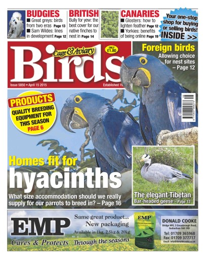 Cage & Aviary Birds issue 