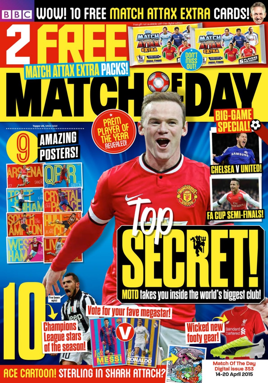 Match of the Day Preview Pages