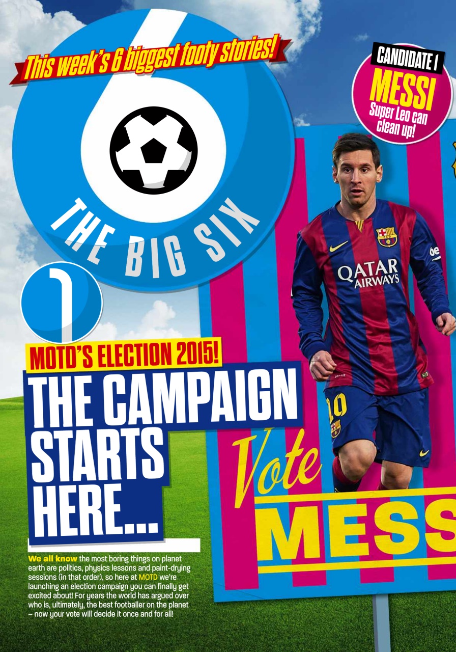 Match of the Day Preview Pages