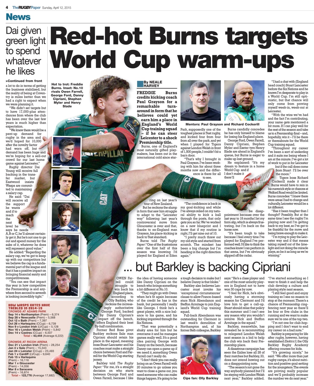 The Rugby Paper Preview Pages