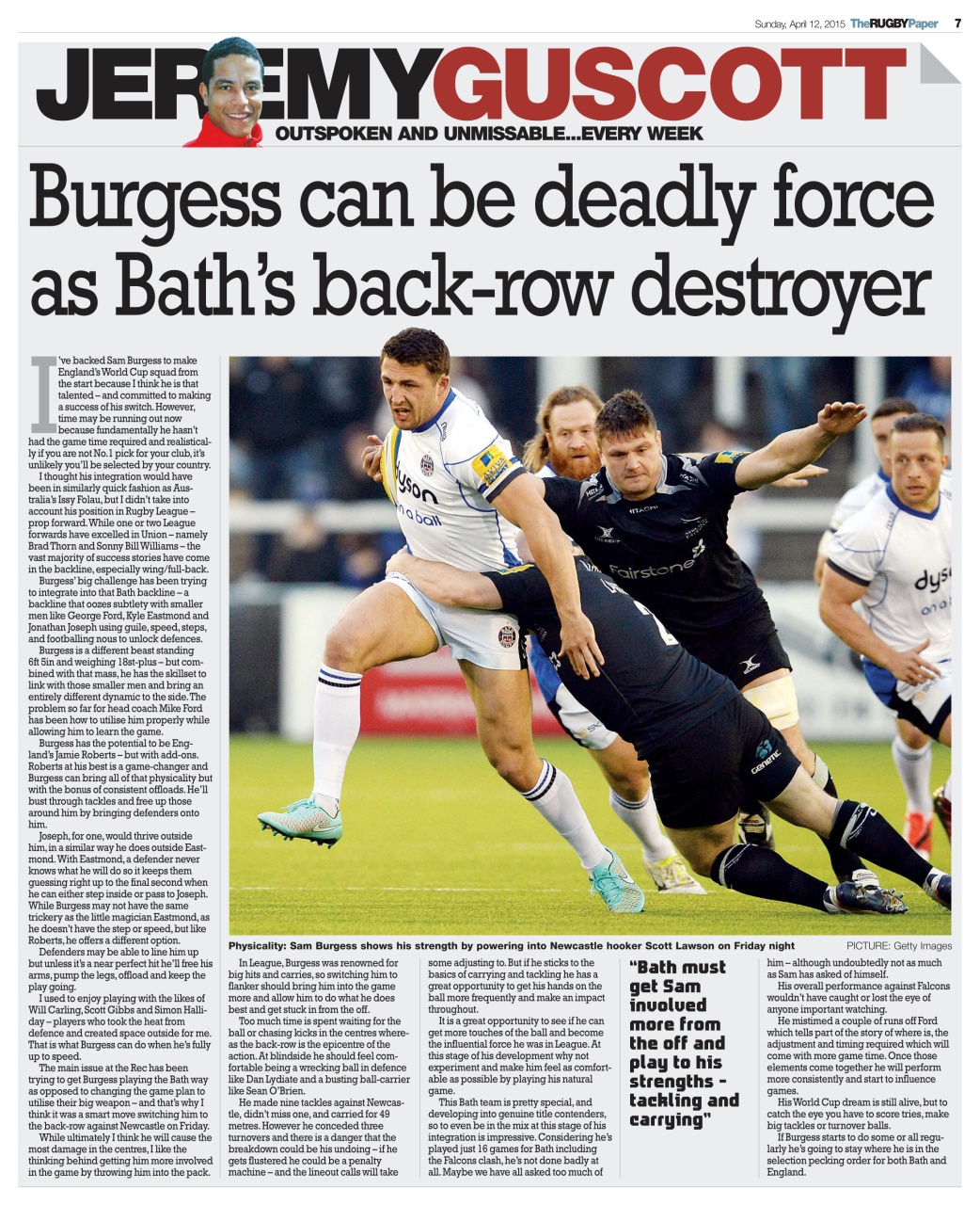 The Rugby Paper Preview Pages