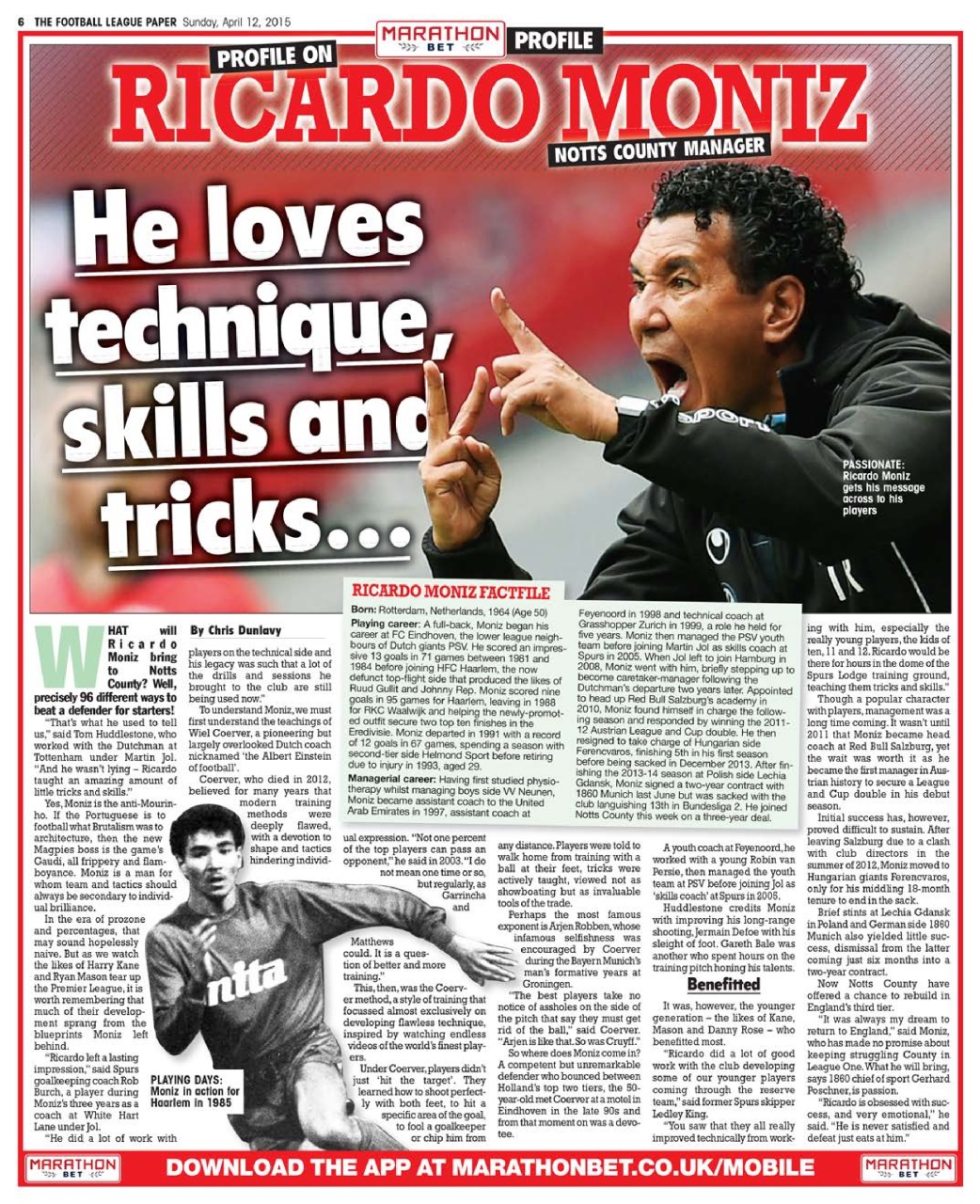 The Football League Paper Preview Pages