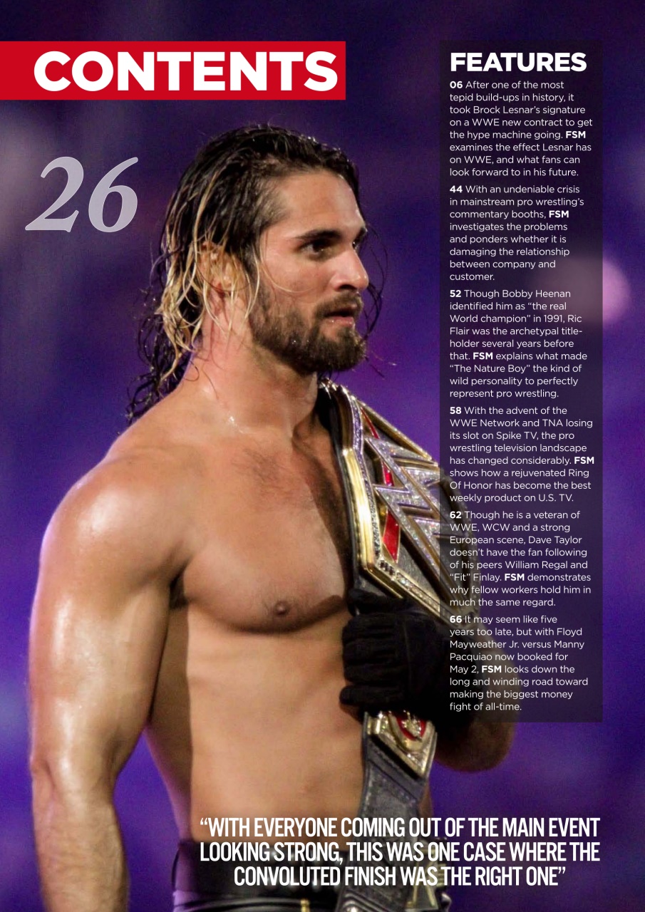 Wrestletalk Magazine Preview Pages