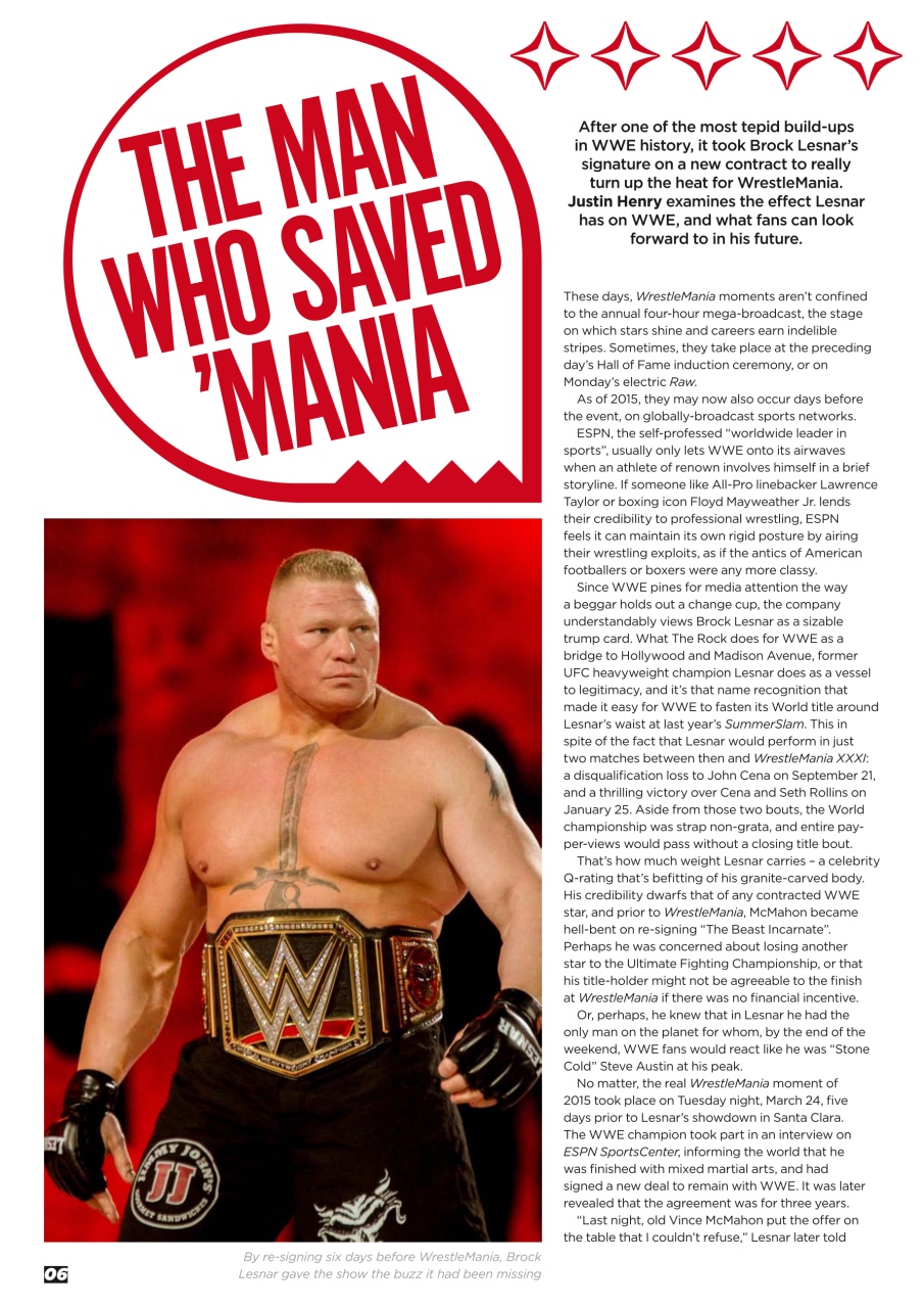 Wrestletalk Magazine Preview Pages