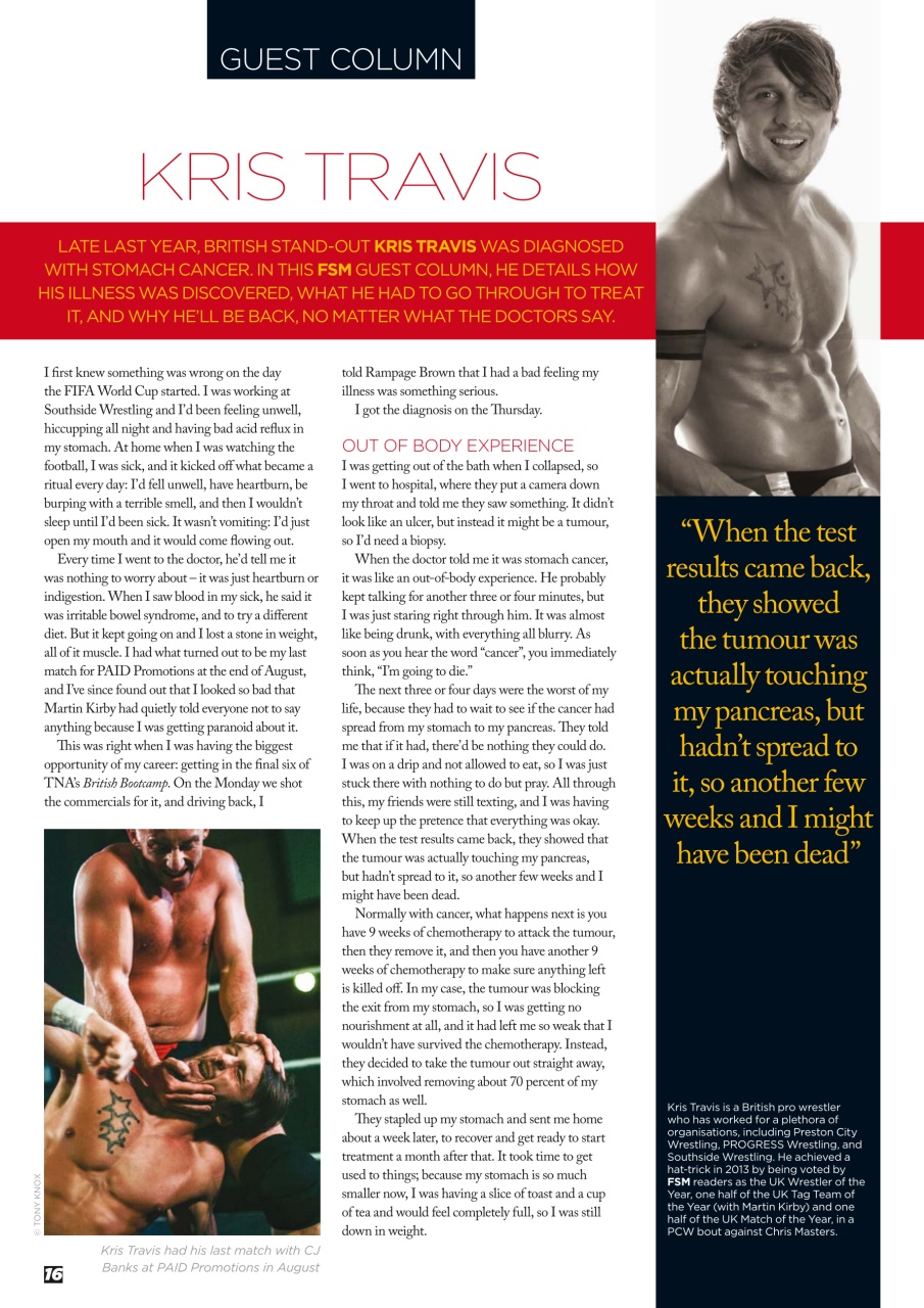 Wrestletalk Magazine Preview Pages