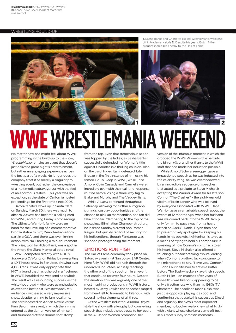 Wrestletalk Magazine Preview Pages