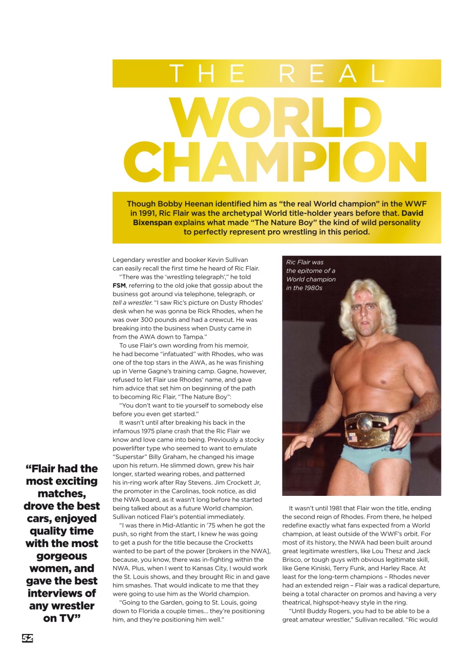 Wrestletalk Magazine Preview Pages