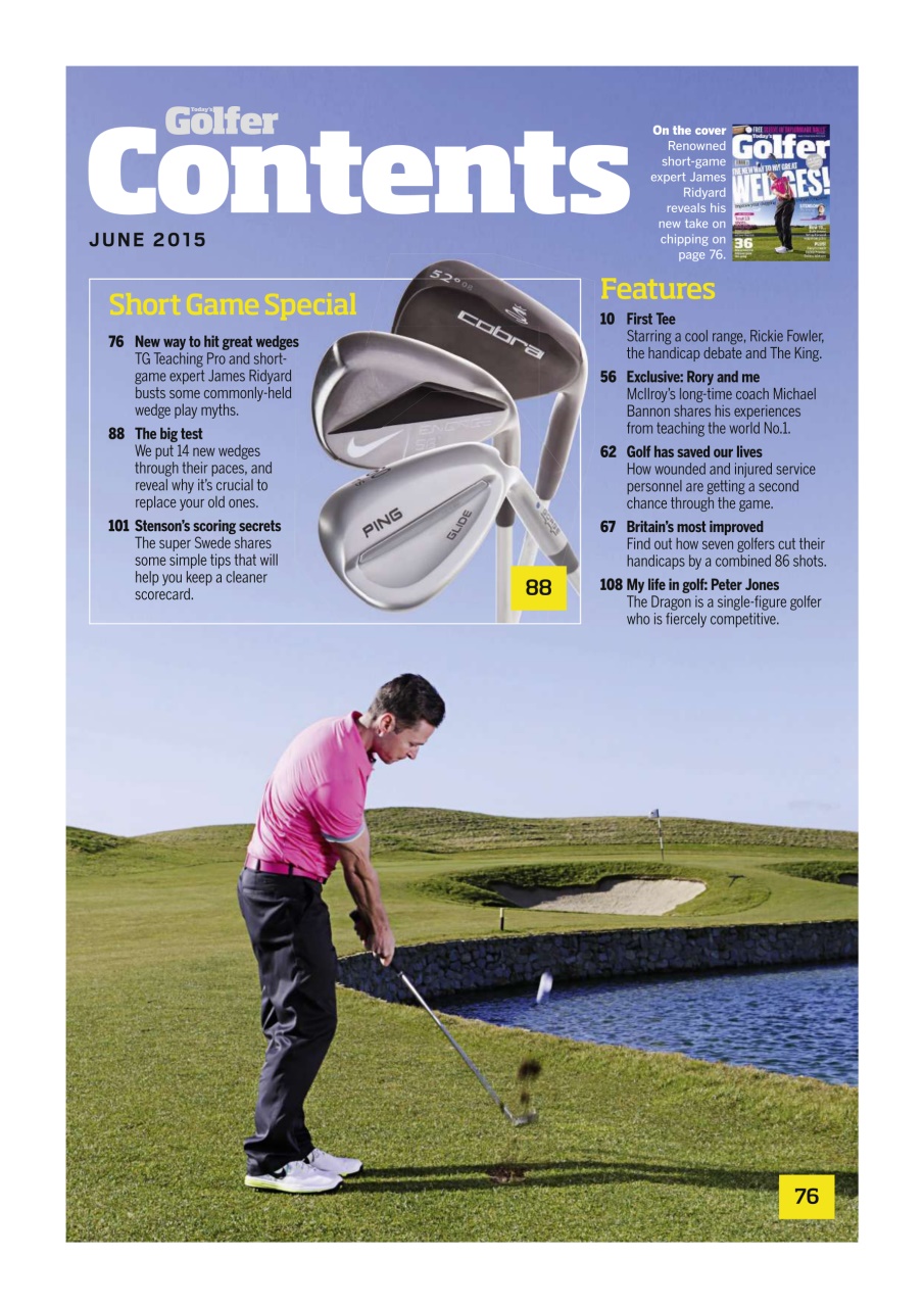 Today's Golfer Preview Pages