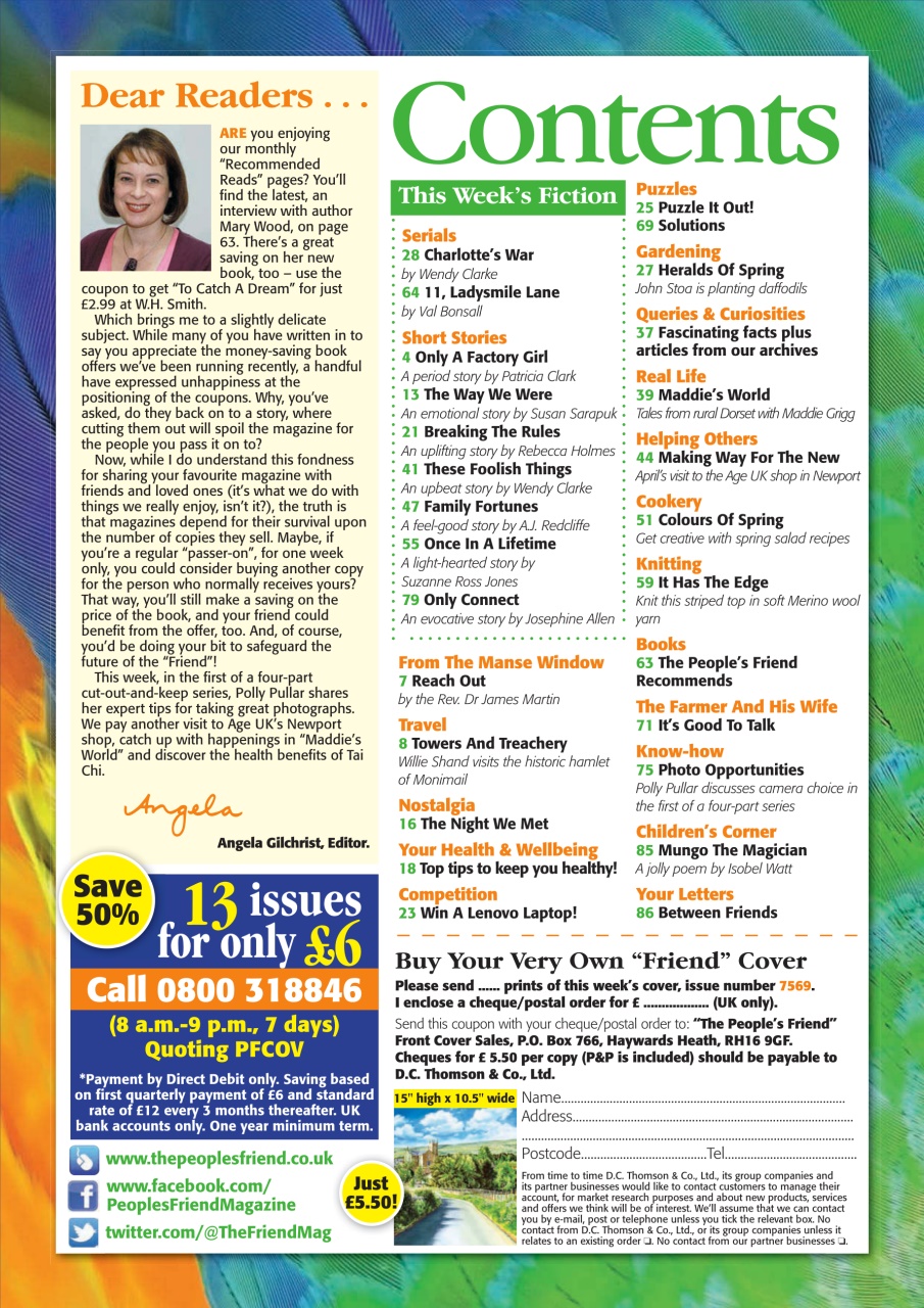 The People’s Friend Preview Pages