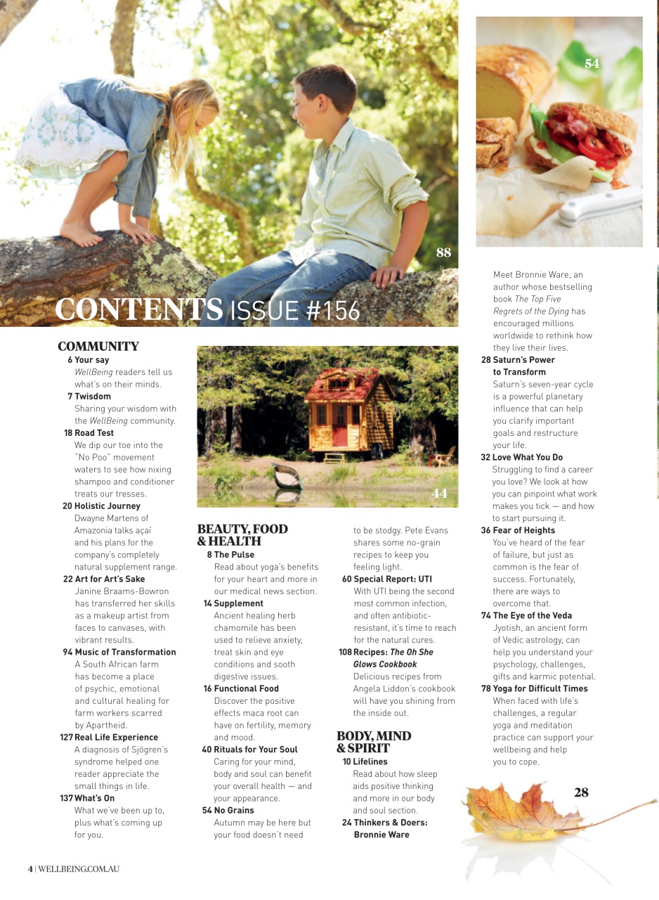 WellBeing Preview Pages