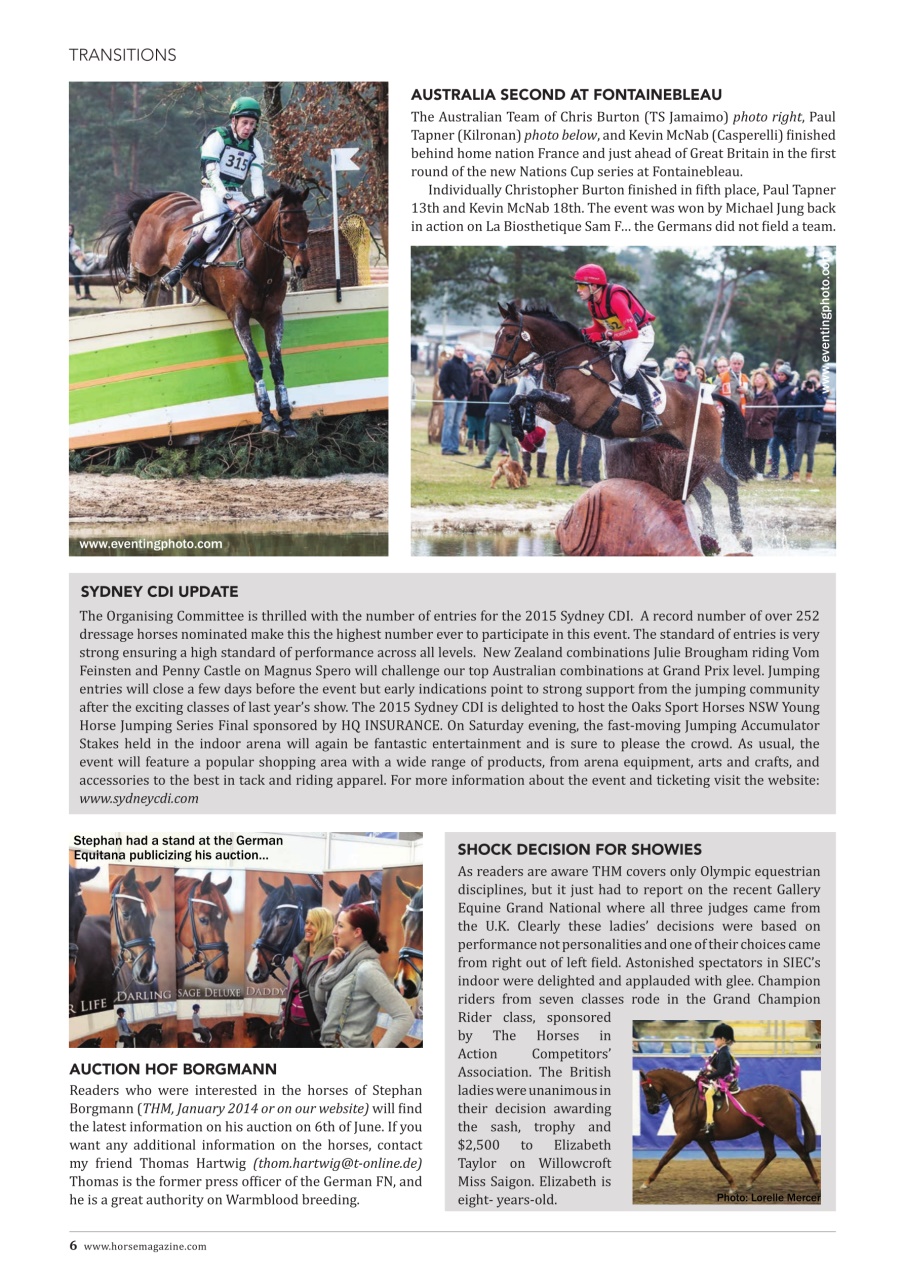 The Horse Magazine Preview Pages