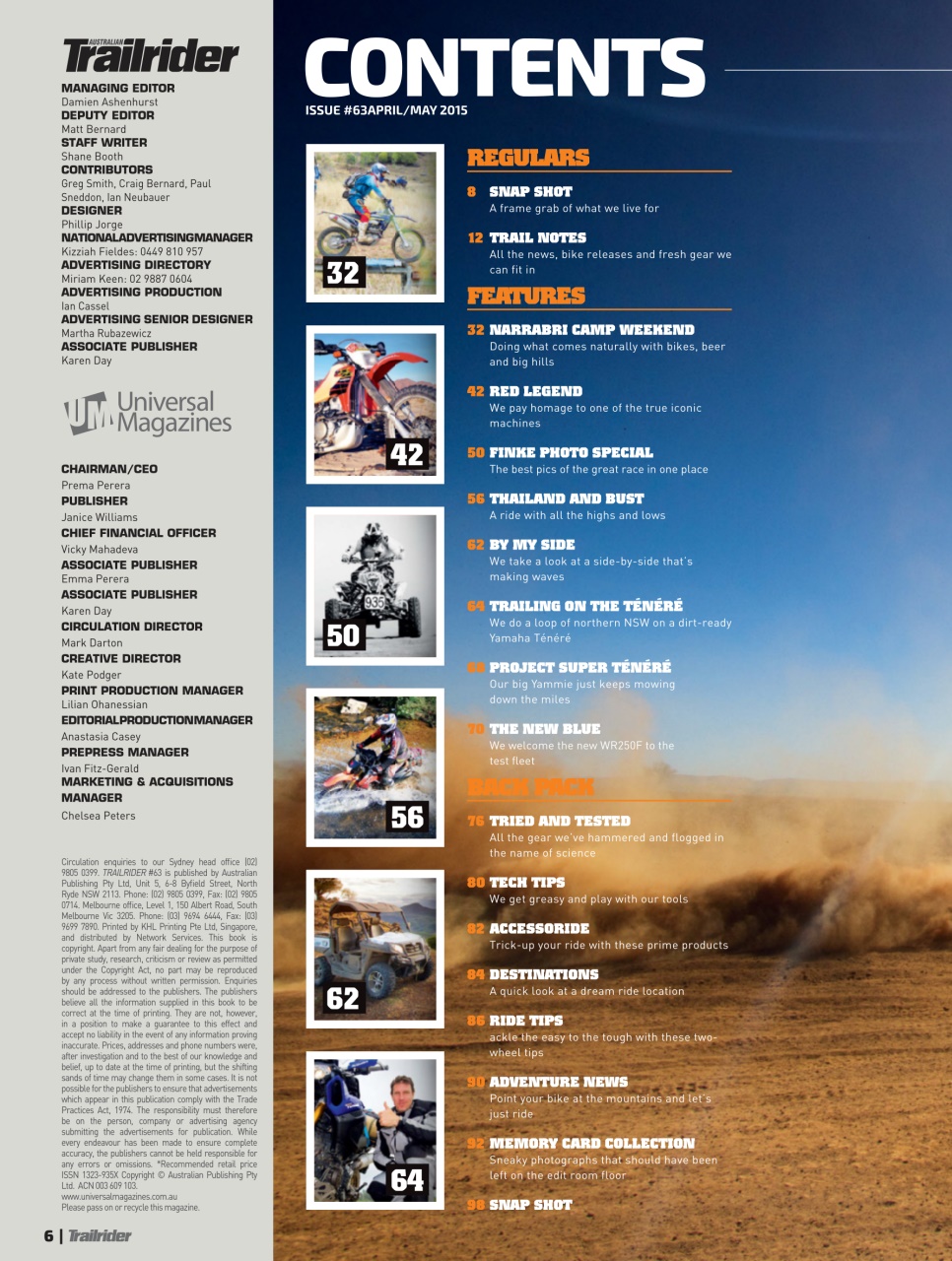 Trailrider Preview Pages