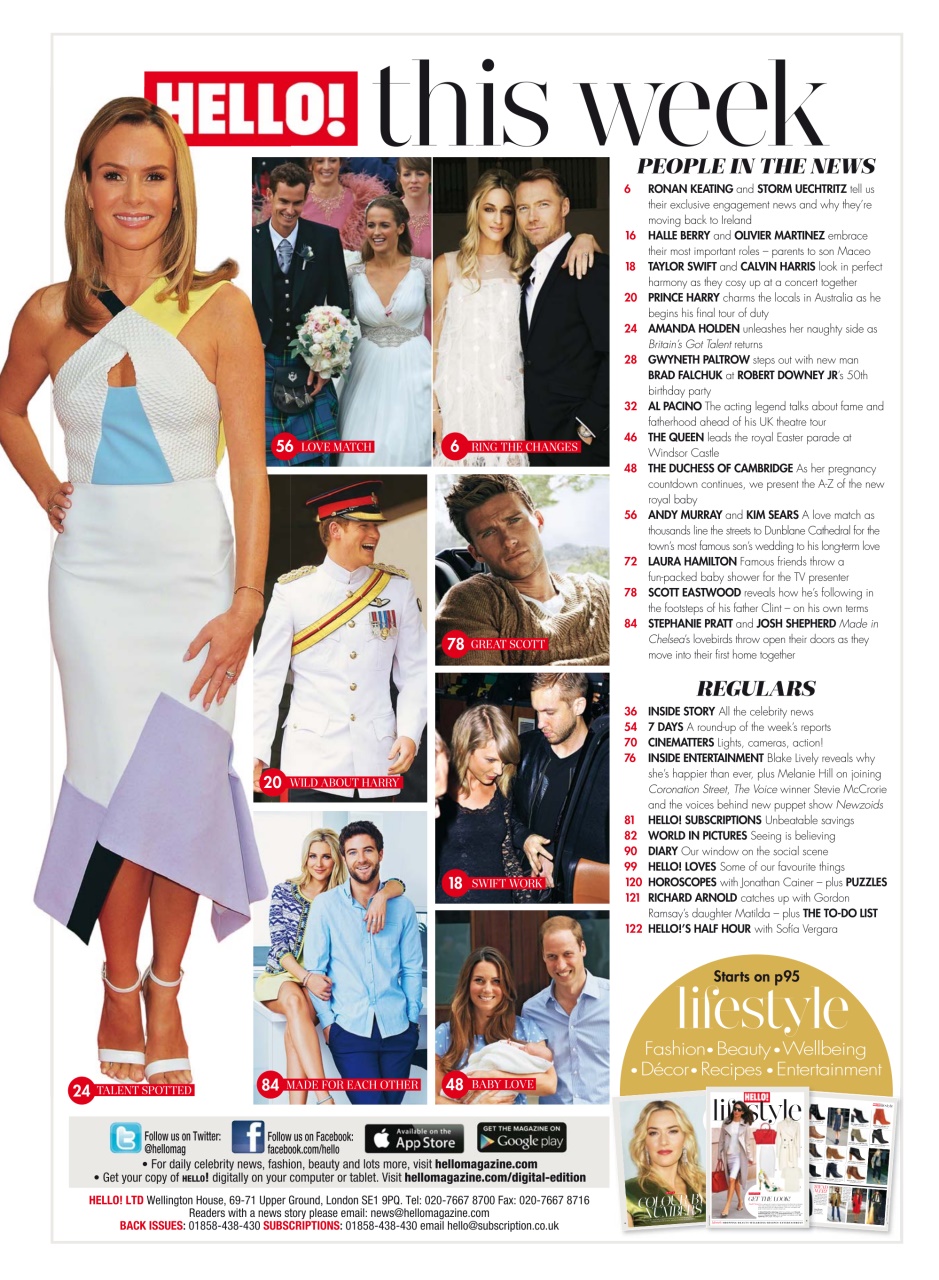 Hello! Magazine Preview Pages