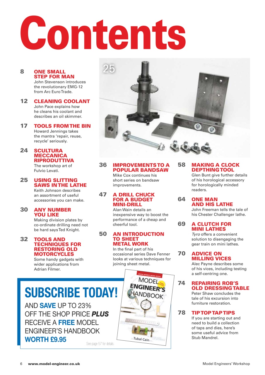 Model Engineer & Workshop Magazine Preview Pages