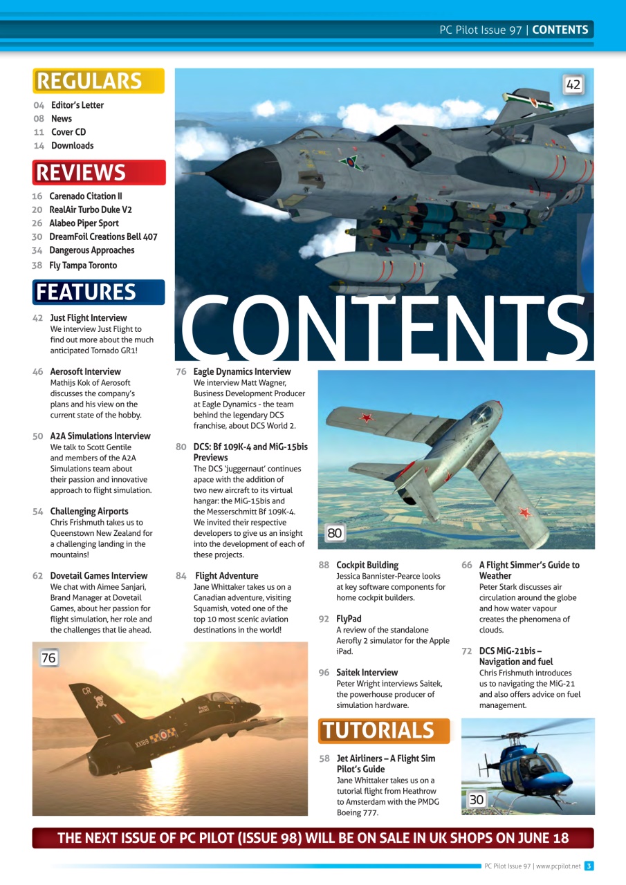 PC Pilot Preview Pages