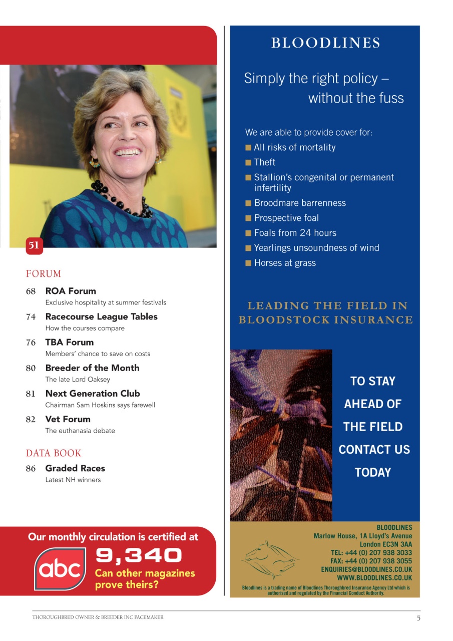 The Owner Breeder Preview Pages