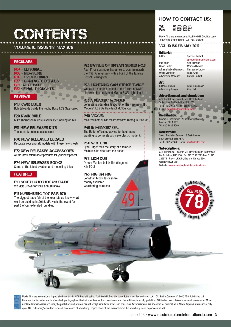 Model Airplane International Preview Pages