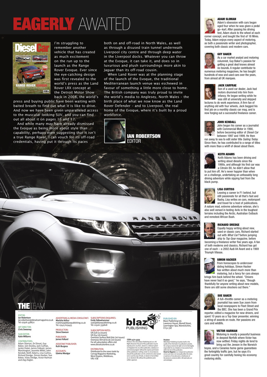 Diesel&EcoCar Magazine Preview Pages
