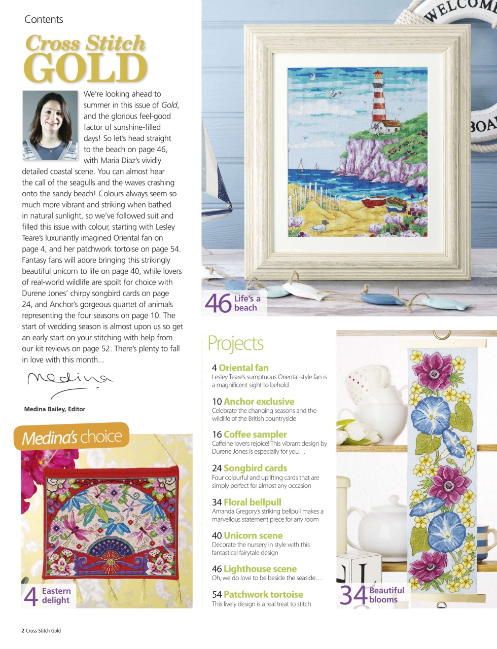 Cross Stitch Gold Preview Pages