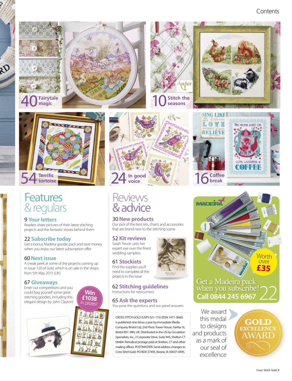 Cross Stitch Gold Preview Pages