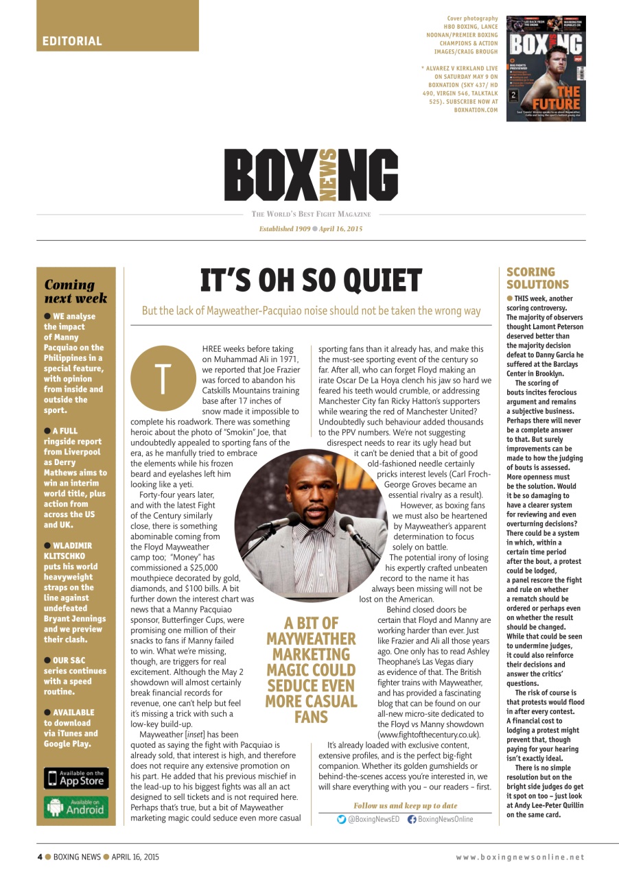 Boxing News Preview Pages