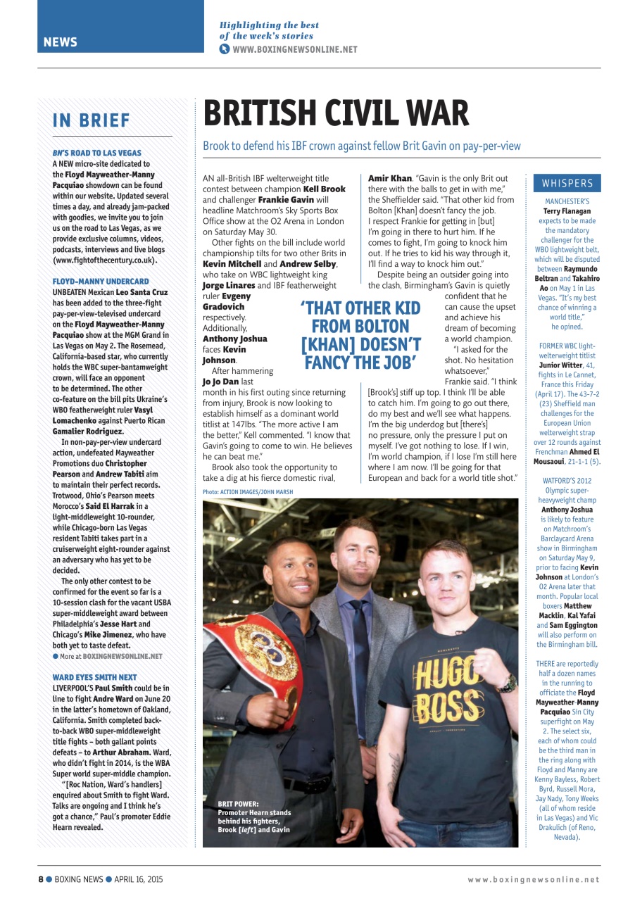 Boxing News Preview Pages