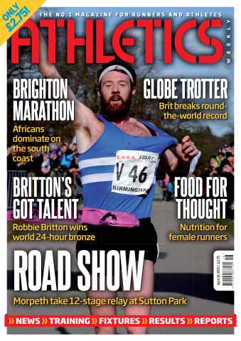 AW – Athletics Weekly Magazine issue 16 April 2015