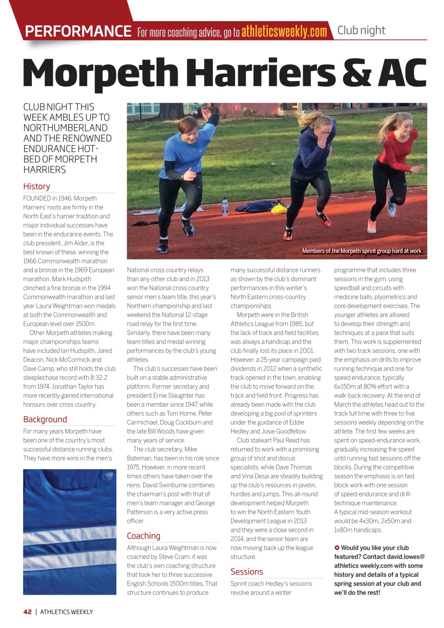 AW – Athletics Weekly Magazine Preview Pages