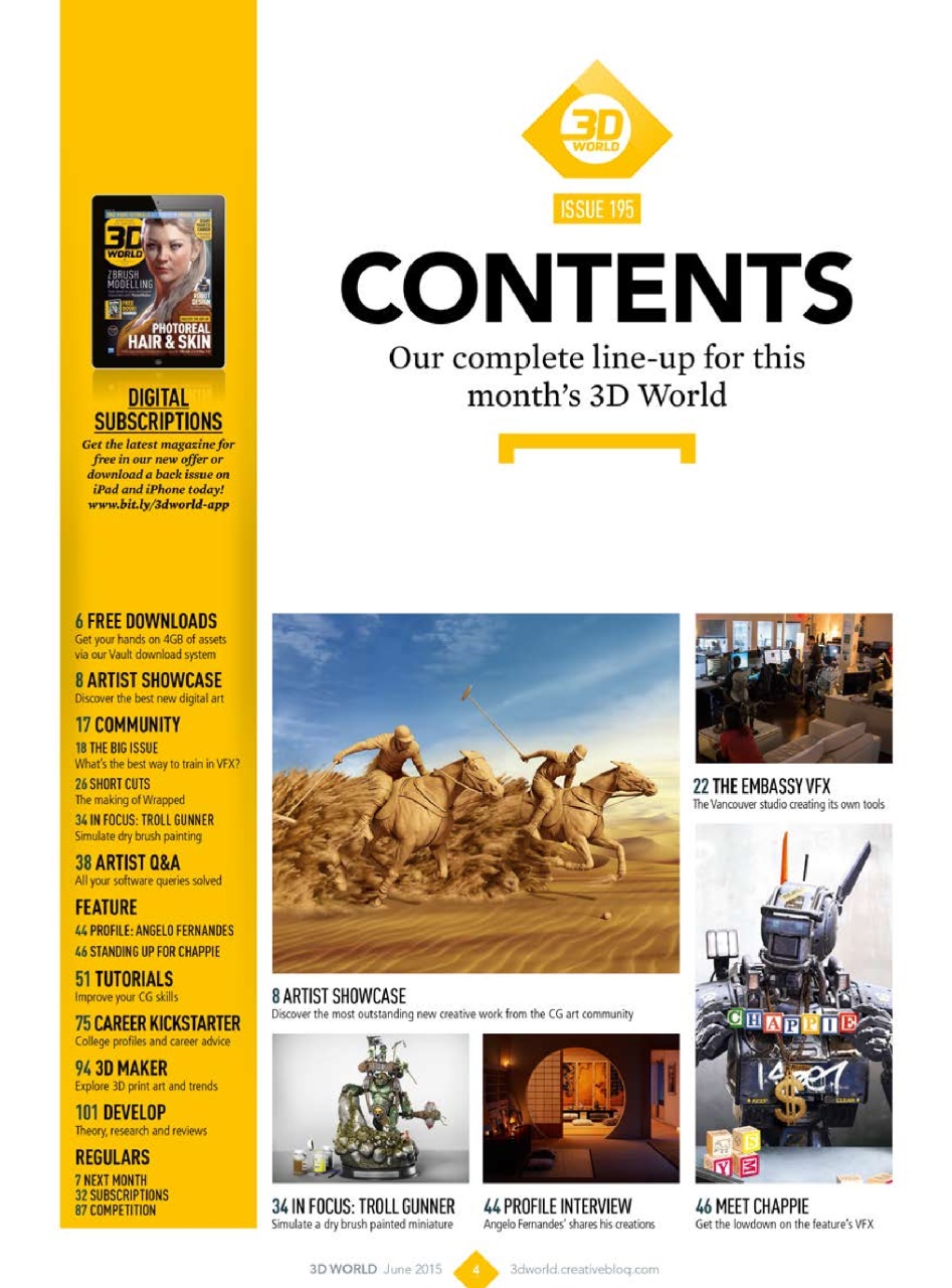 3D World Preview Pages