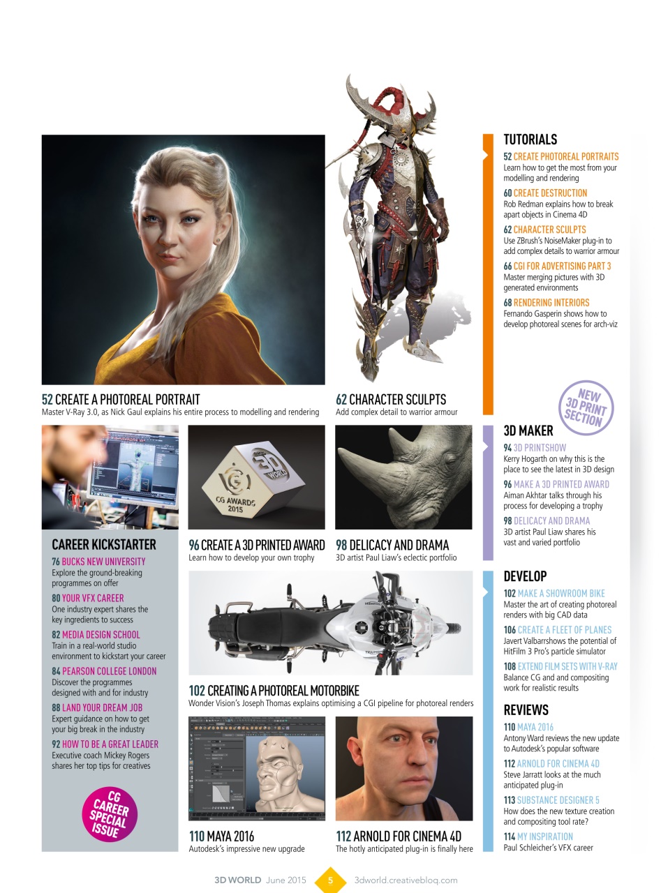 3D World Preview Pages