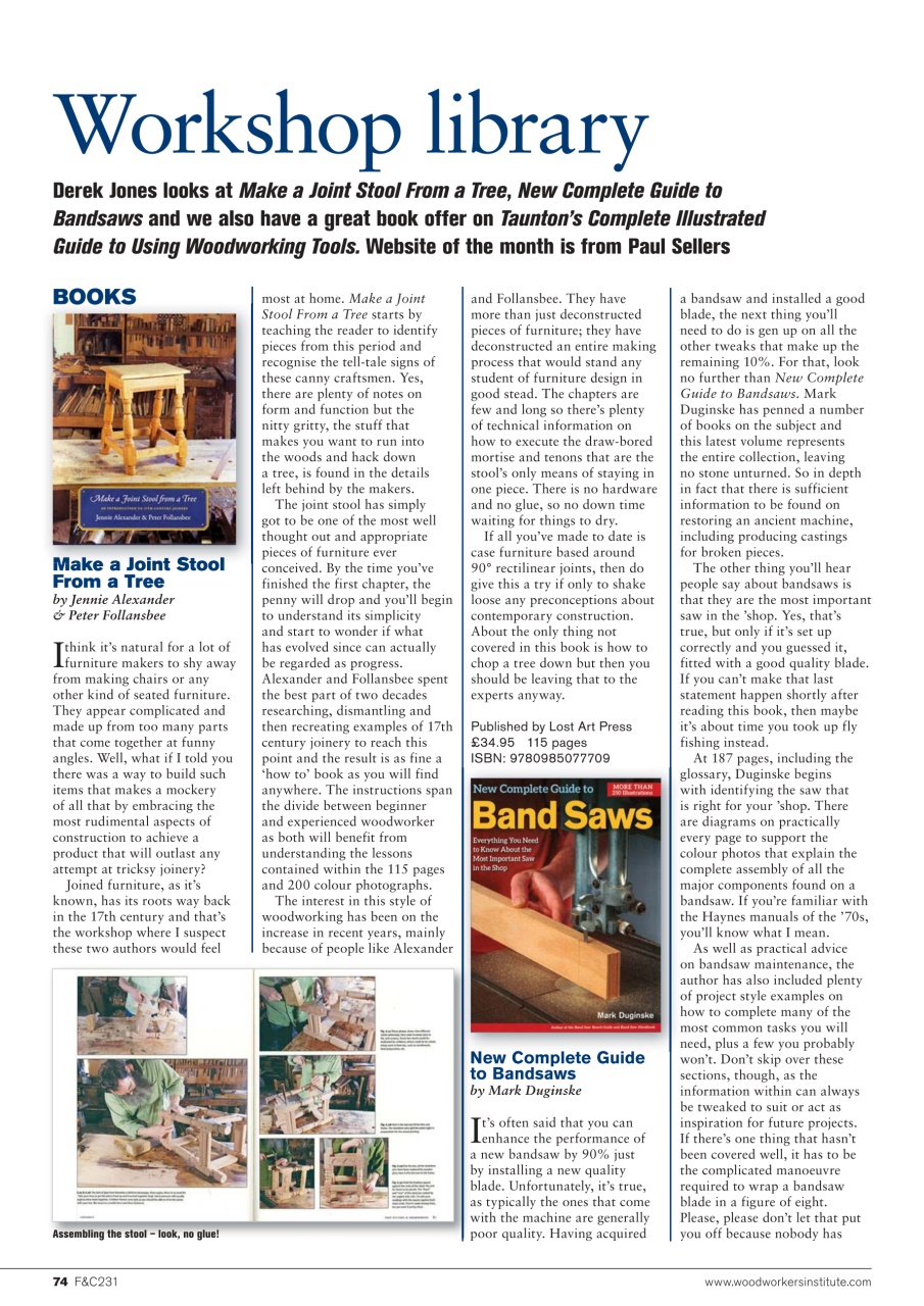 Furniture & Cabinetmaking Preview Pages