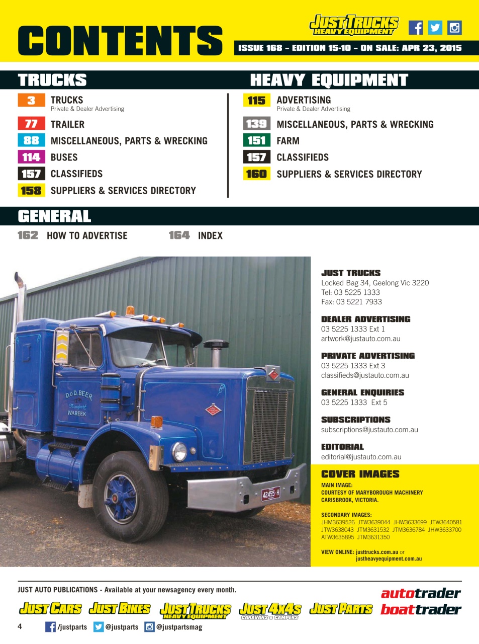 JUST TRUCKS Preview Pages