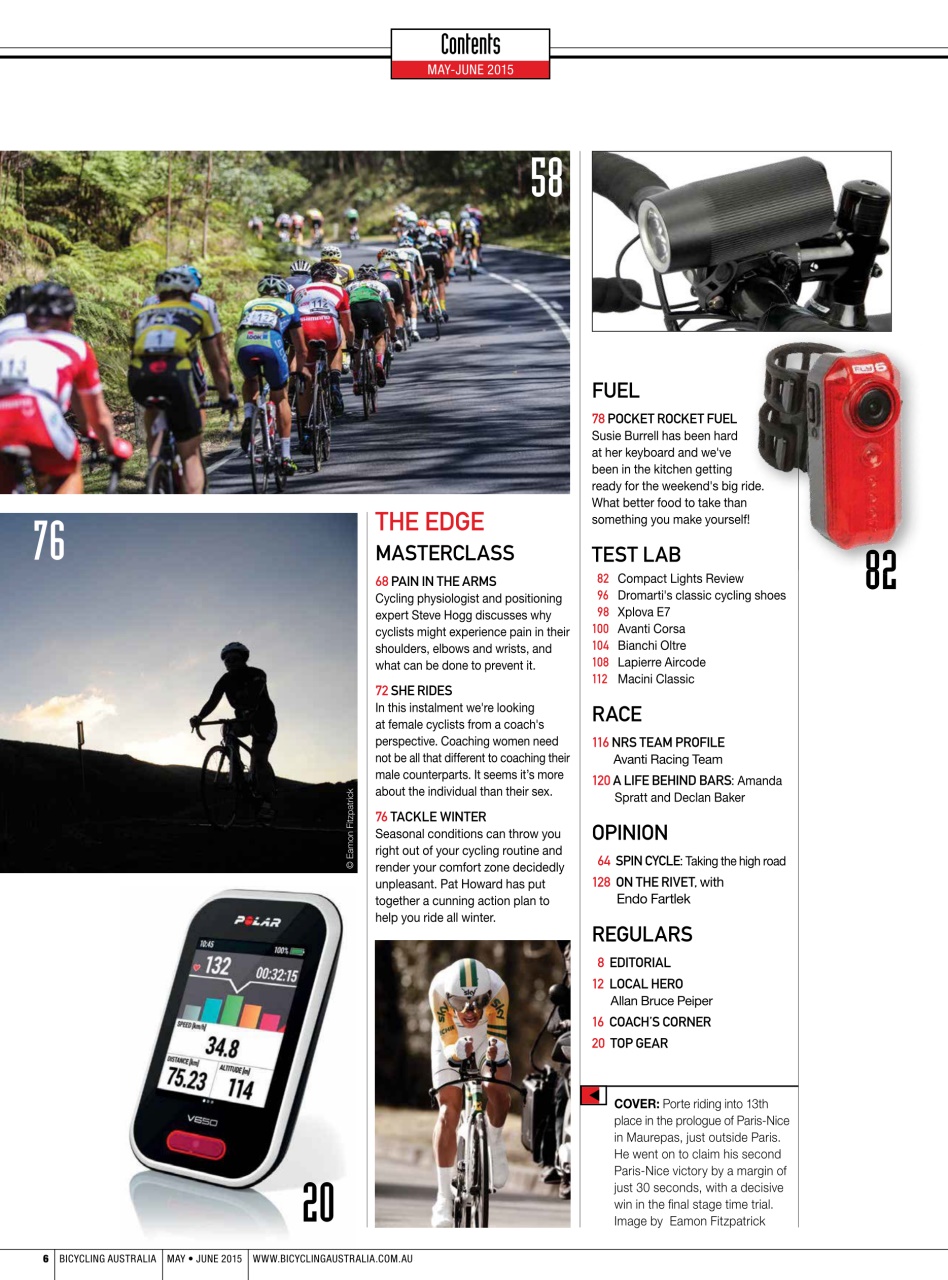 Bicycling Australia Preview Pages