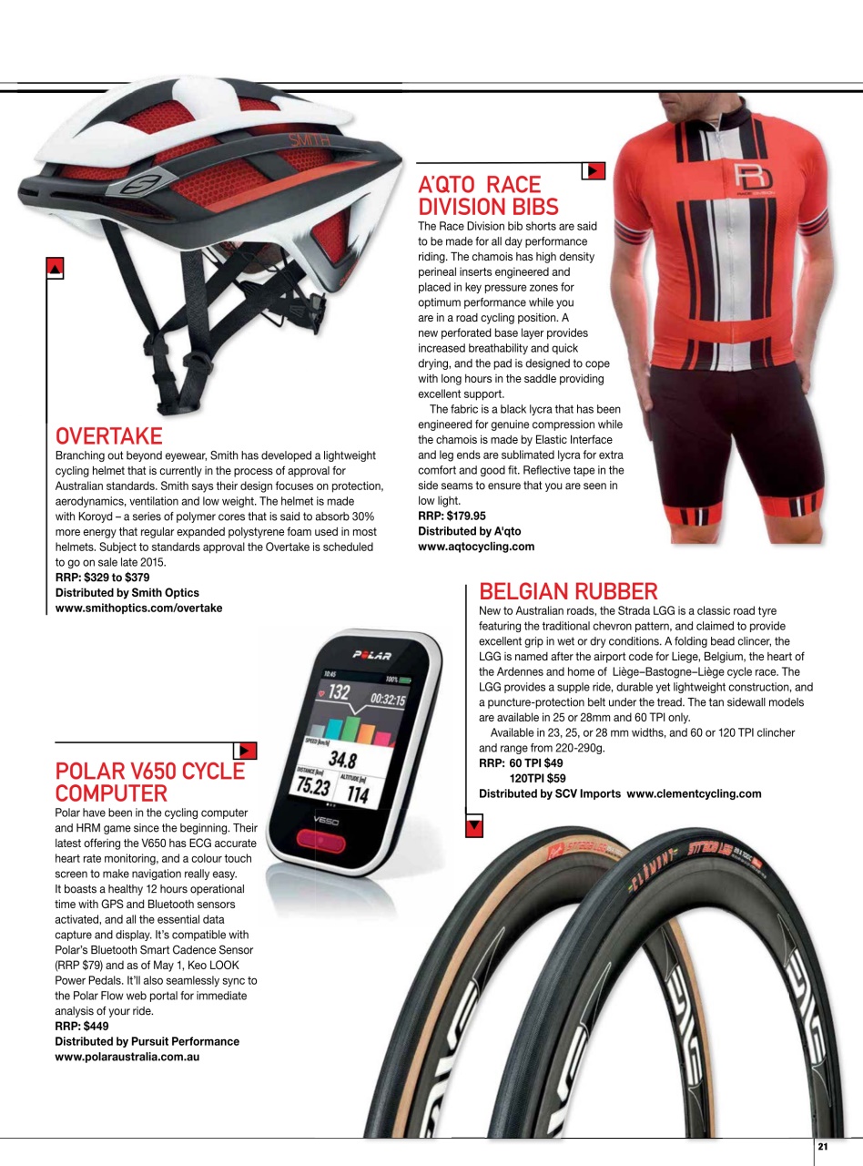 Bicycling Australia Preview Pages