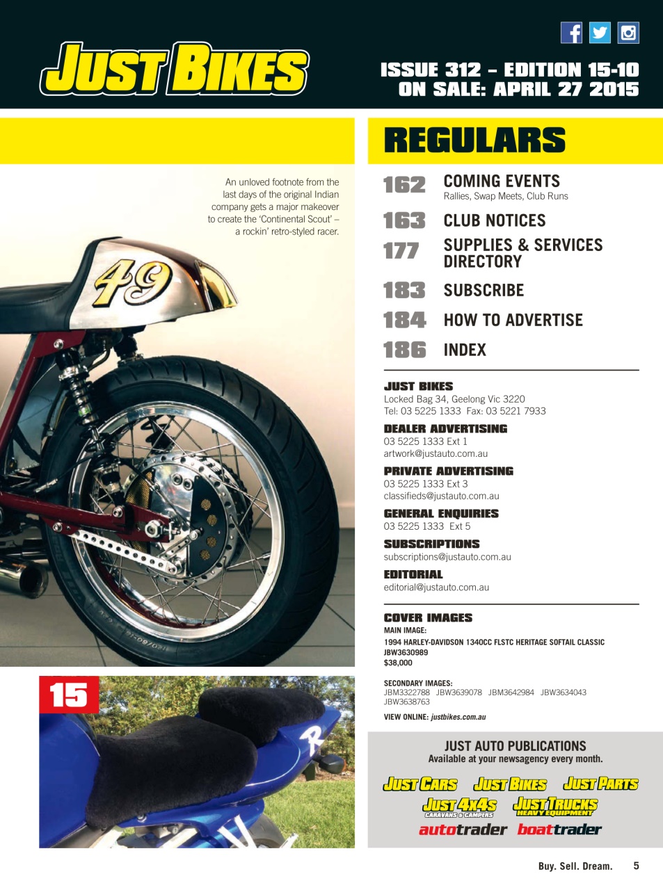 JUST BIKES Preview Pages