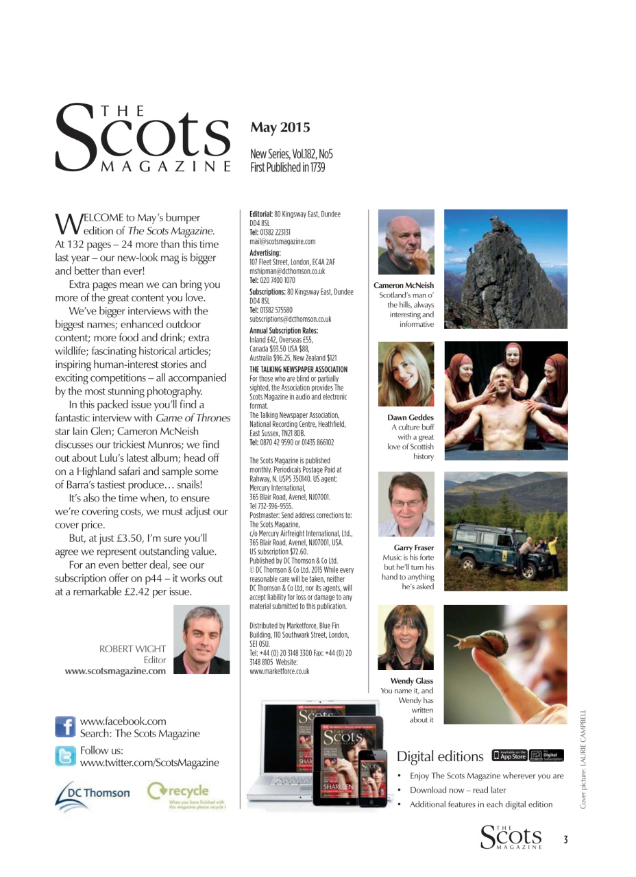 The Scots Magazine Preview Pages