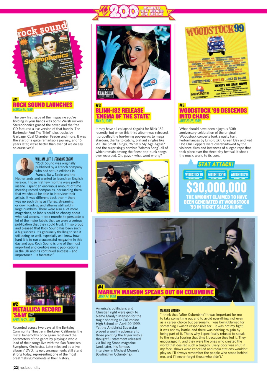 Rock Sound Magazine Preview Pages