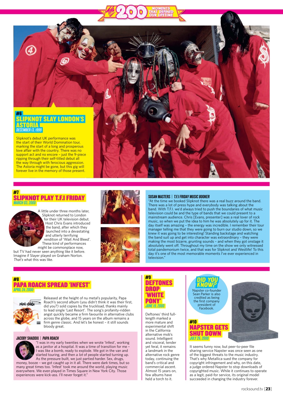 Rock Sound Magazine Preview Pages