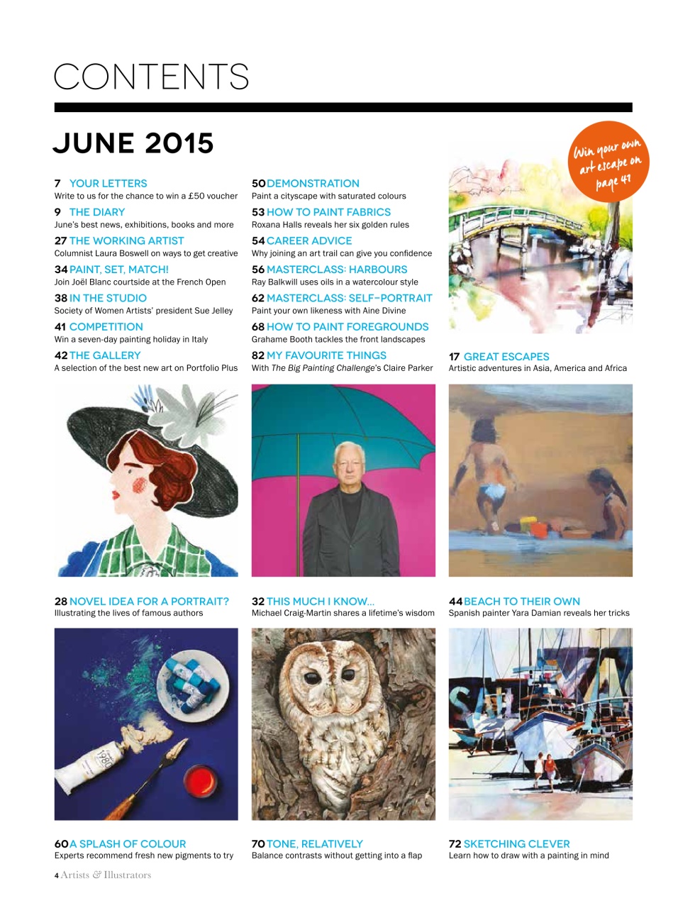 Artists & Illustrators Preview Pages