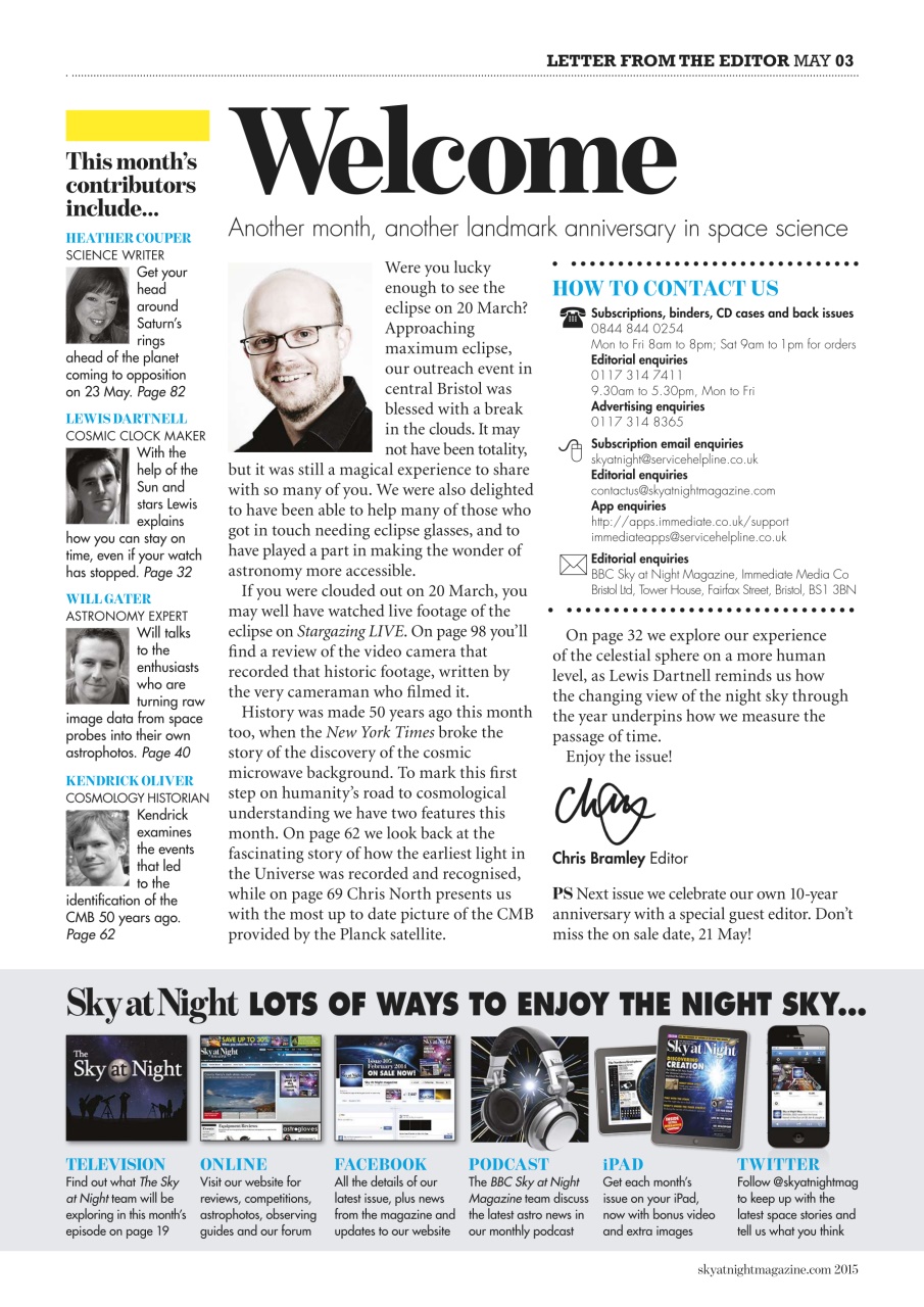 BBC Sky at Night Magazine Preview Pages