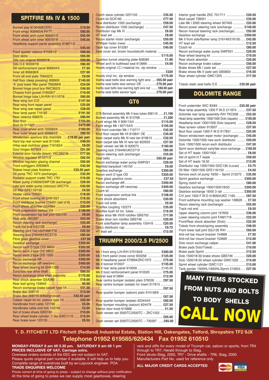 Triumph World Preview Pages