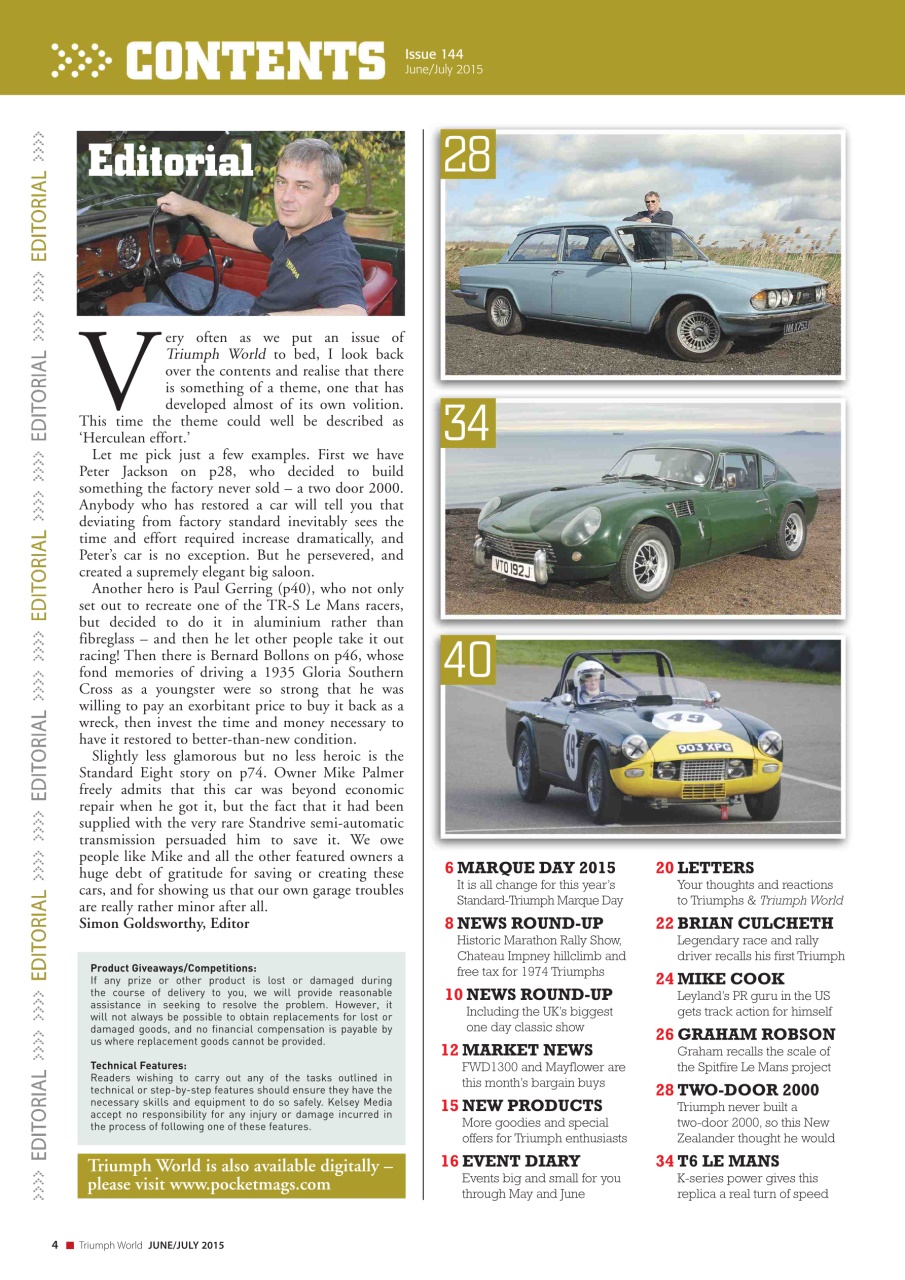 Triumph World Preview Pages