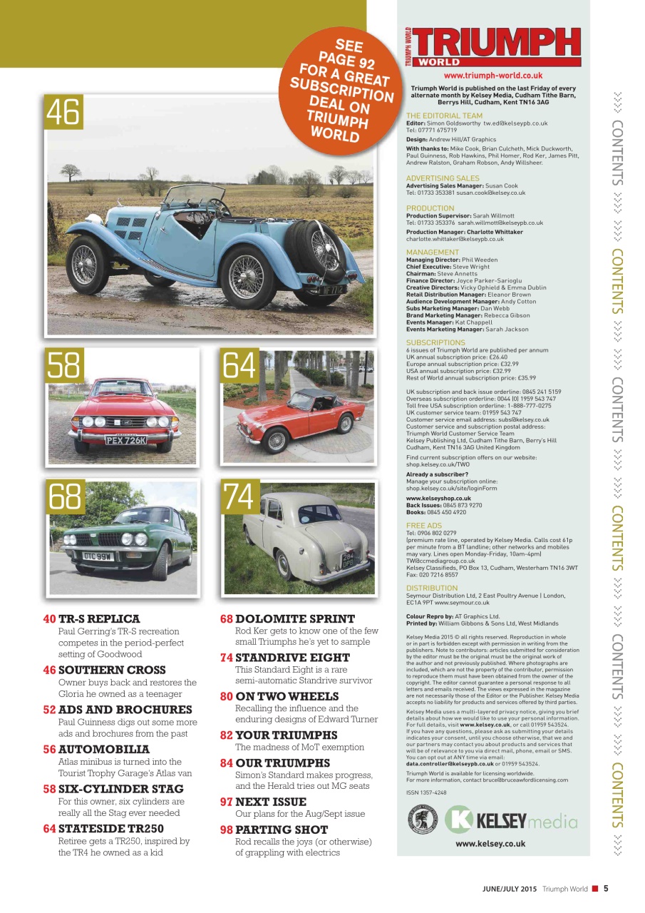 Triumph World Preview Pages