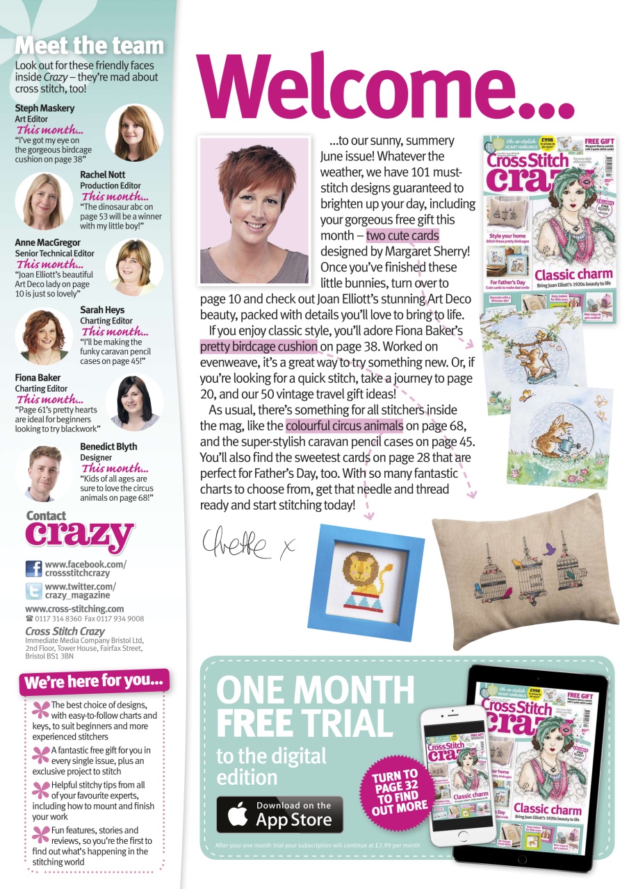 Cross Stitch Crazy Preview Pages