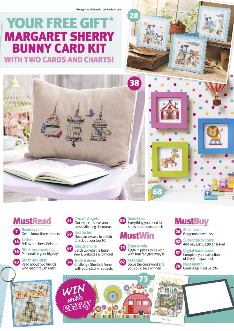 Cross Stitch Crazy Preview Pages