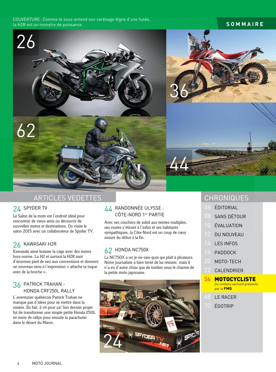 Moto Journal Preview Pages