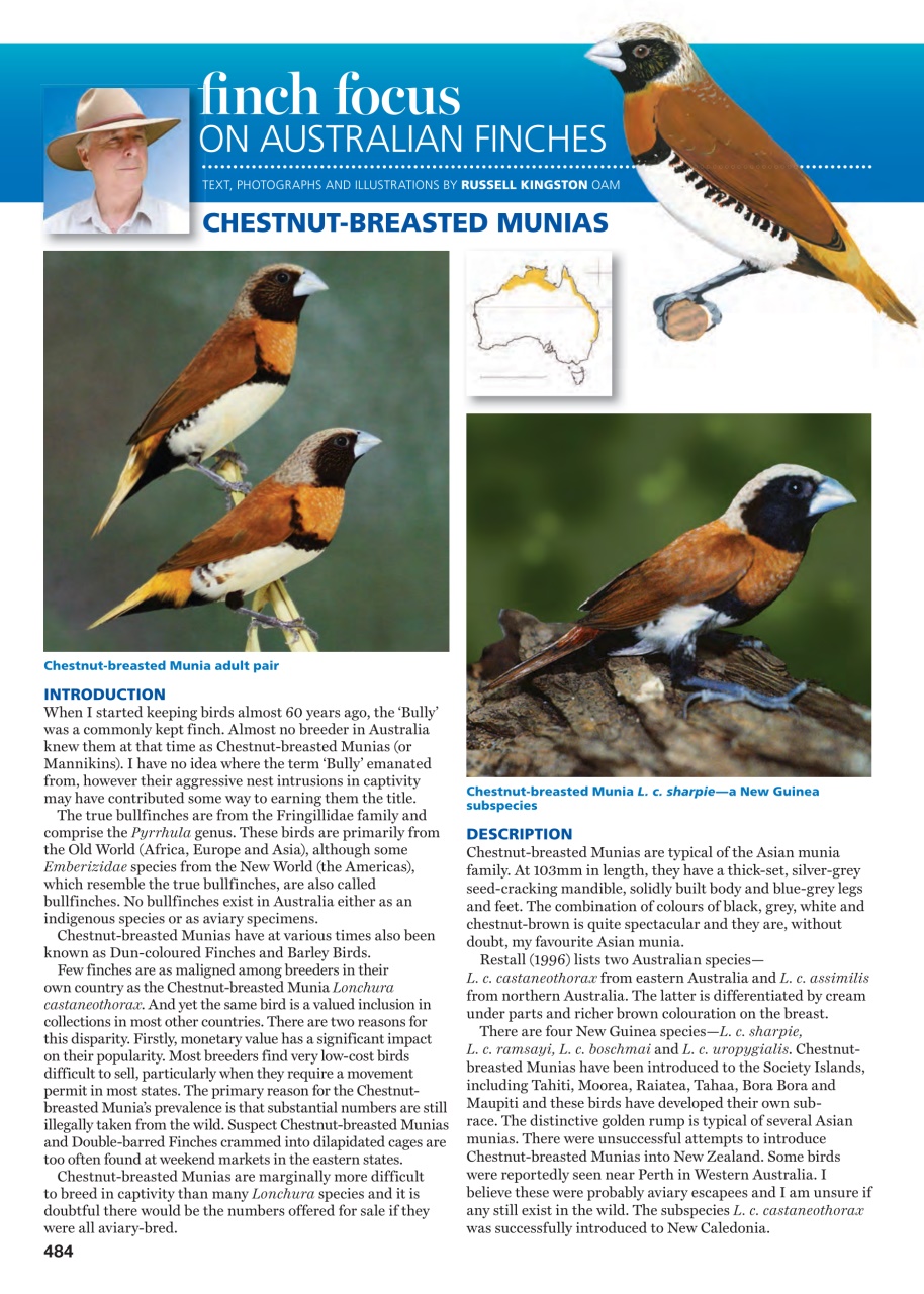 Australian Birdkeeper Magazine Preview Pages