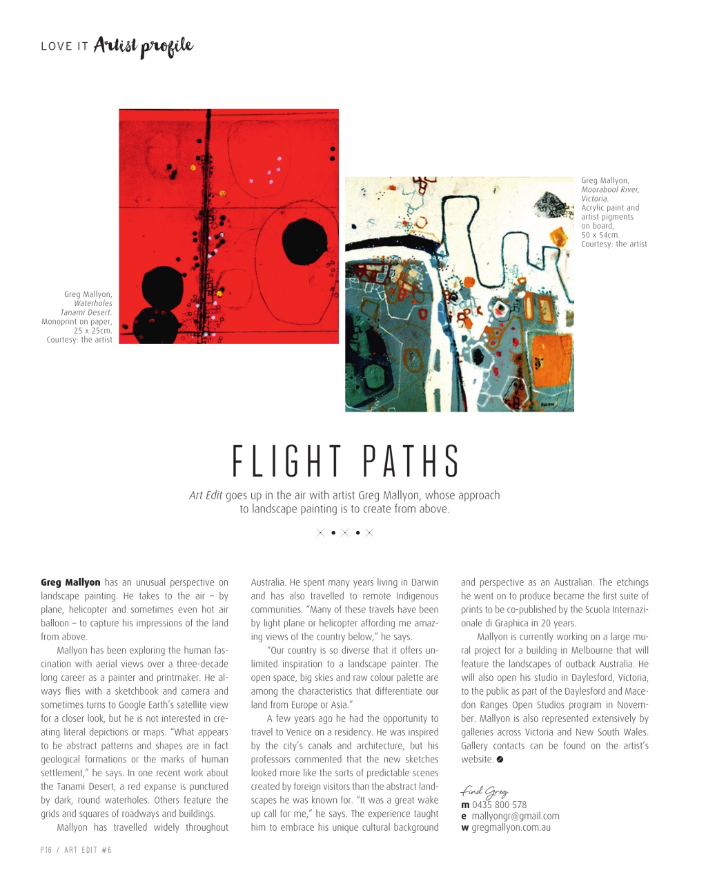 Art Edit Preview Pages