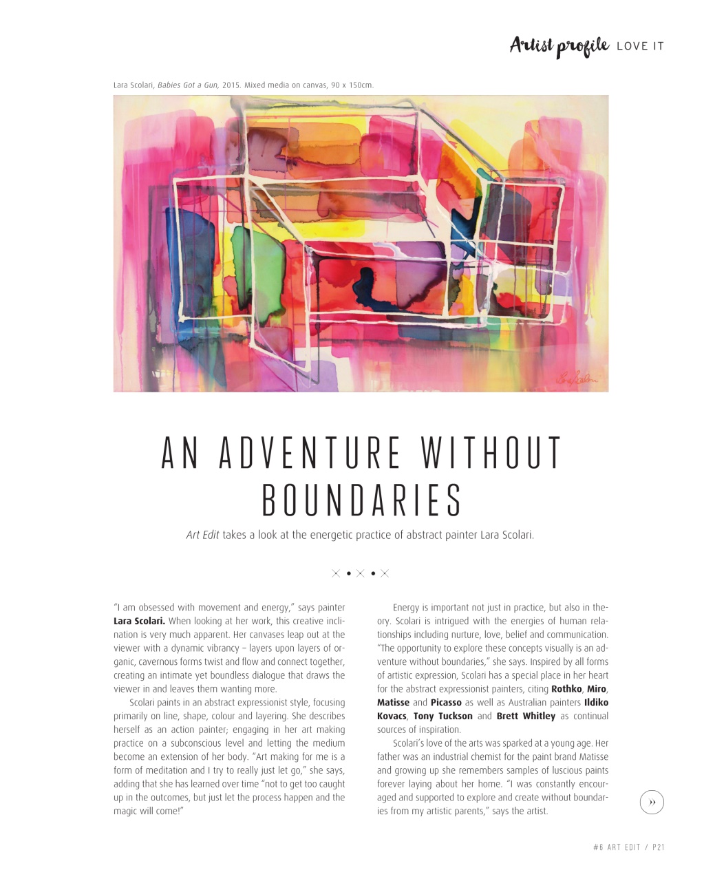 Art Edit Preview Pages